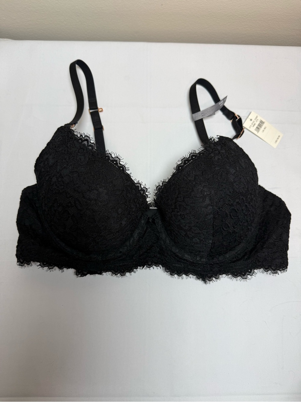 Aerie Black Lace Push-Up Bra